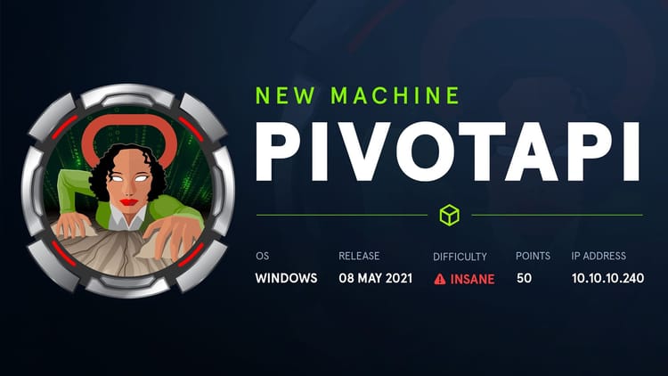 Hack The Box: pivotapi